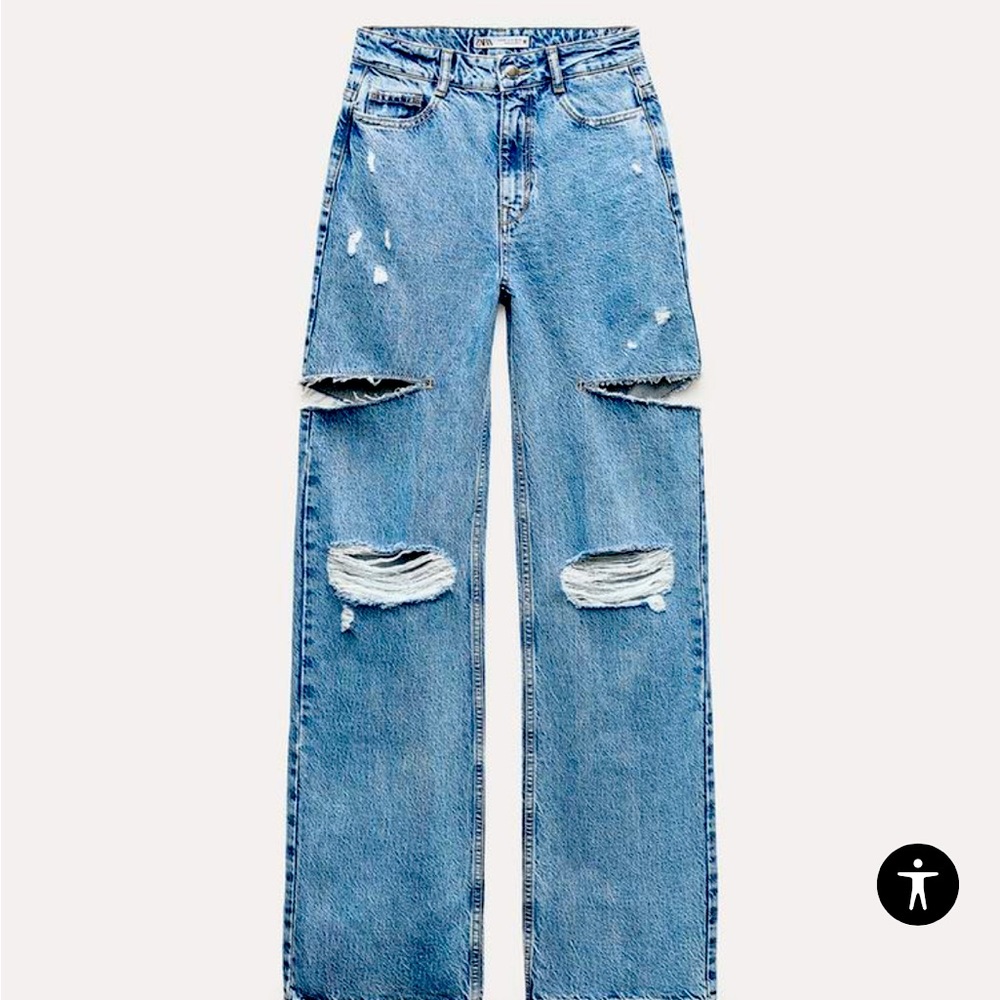 Fun must have Zara cutout jeans